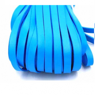 Leer Plat 10x2mm turkoois